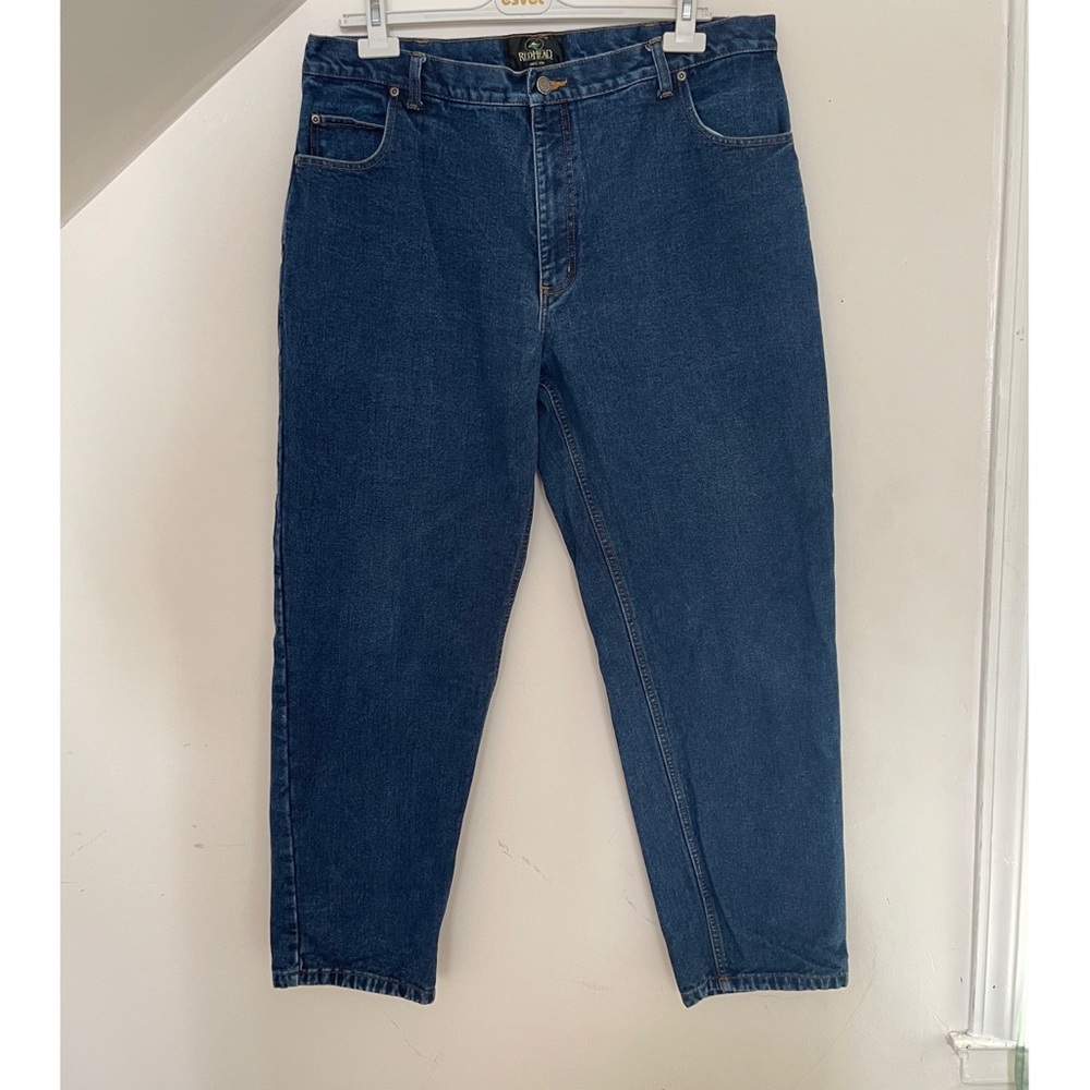 RedHead Mens Lined Blue Dark Wash Denim Jeans Size 40*32